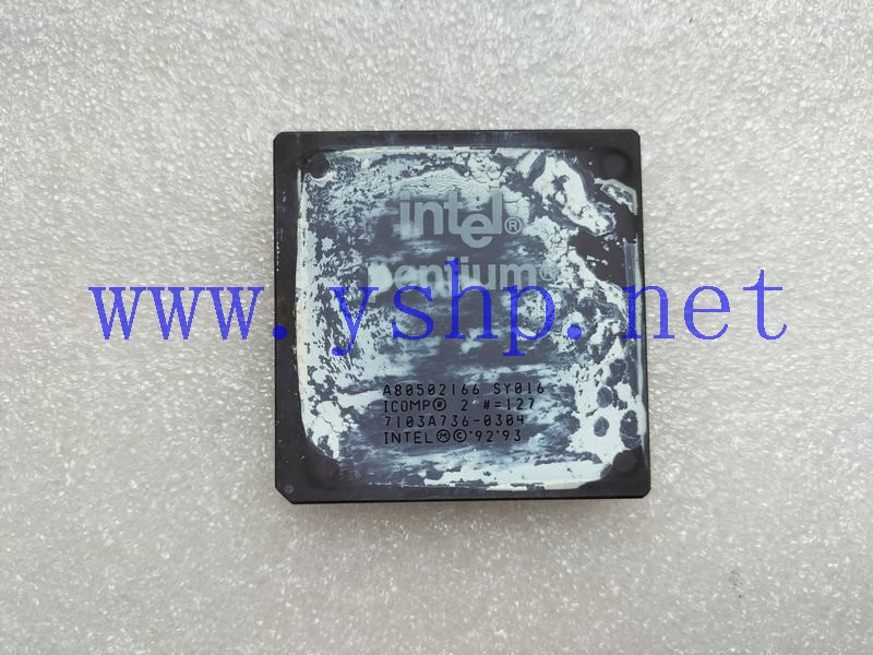 上海源深科技 INTEL Pentium CPU A80502166 SY01B SY016 166MHZ 高清图片