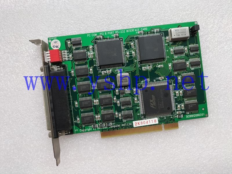上海源深科技 工业板卡 PC COM PCI 8 PORT RS-232 INTERFACE CARD DCI9912090301 高清图片