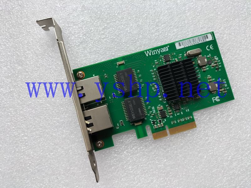 上海源深科技 Winyao WY576T Server Adapter PCI-E双口千兆网卡 高清图片