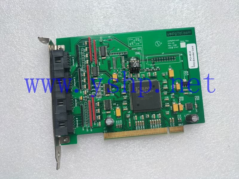 上海源深科技 工业设备工控机 采集卡 USDIGITAL PCI-4E REV.3.00 PCI-4E-D PCI-ENCODER CARD 高清图片