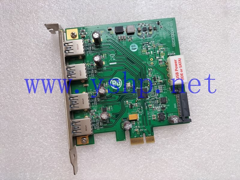 上海源深科技 工业板卡 PCI-E USB3.0扩展卡 U3-PCIE1G211 REV 1.1 高清图片