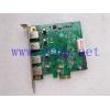 工业板卡 PCI-E USB3.0扩展卡 U3-PCIE1G211 REV 1.1