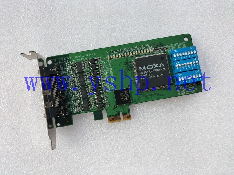 上海源深科技 MOXA PCI-E半高串口卡 CP-118EL 8PORT RS-232/422/485 PCBCP-118EL VER 1.5 高清图片