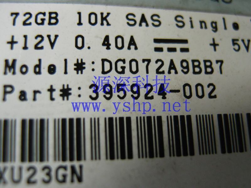 上海源深科技 Shanghai   HP  original  72G SAS Hard disk   2.5 395924-002 376597-001 高清图片