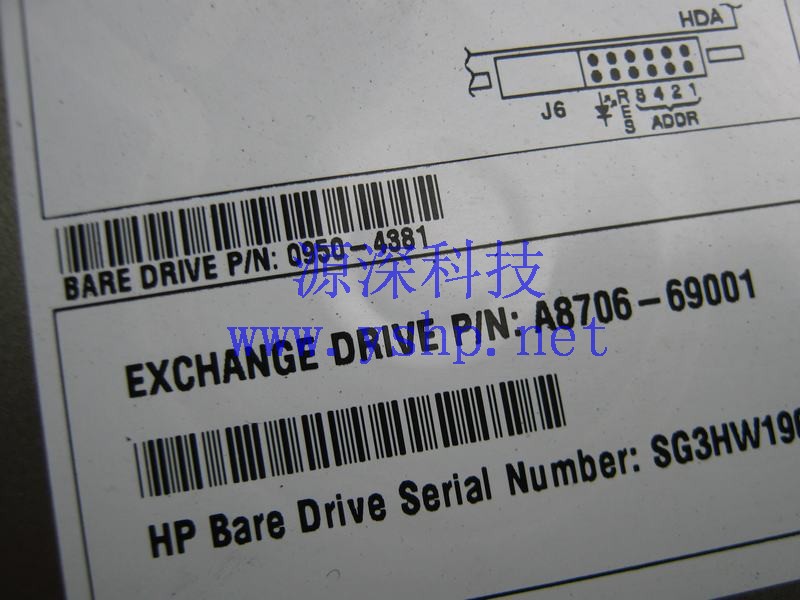 上海源深科技 Shanghai   HP  original  I6750 J6750  Workstation   73G SCSI  Hard disk   ST373453LC A8706-69001 高清图片
