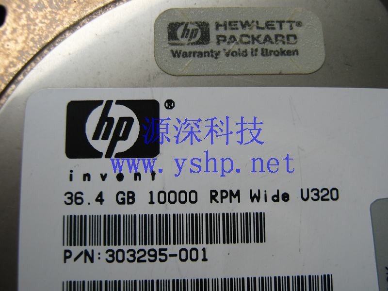 上海源深科技 Shanghai   HP  original  XW4000  Workstation   36G 68 pin  SCSI Hard disk   311772-001 303295-001 高清图片