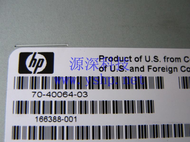 上海源深科技 Shanghai   HP Compaq MSA30 磁盘阵列柜 modules EMU 123481-003 166388-001 高清图片