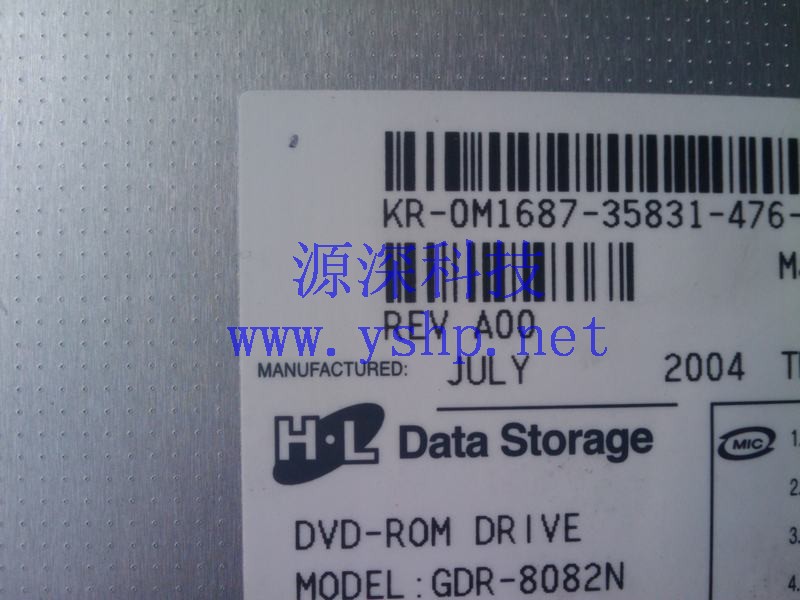 上海源深科技 Shanghai   DELL  Server DVD-ROM 超薄 Optical Drive GDR-8082N M1687 高清图片