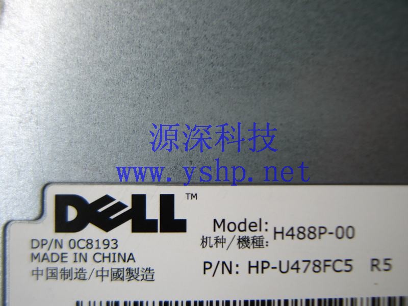 上海源深科技 Shanghai   DELL  original  MD1000  Power Supply   H488P-00 HP-U478FC5 C8193 高清图片