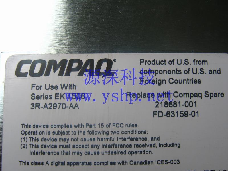 上海源深科技 Shanghai   HP MSA1000 Fabric Switch 6 光纤 modules 218681-001 FD-63159-01 高清图片