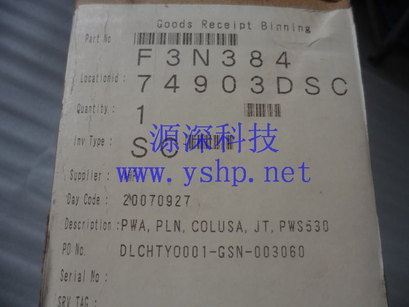 上海源深科技 Shanghai   DELL  NEW  Precision WS530  Workstation   mainboard 3N384 高清图片