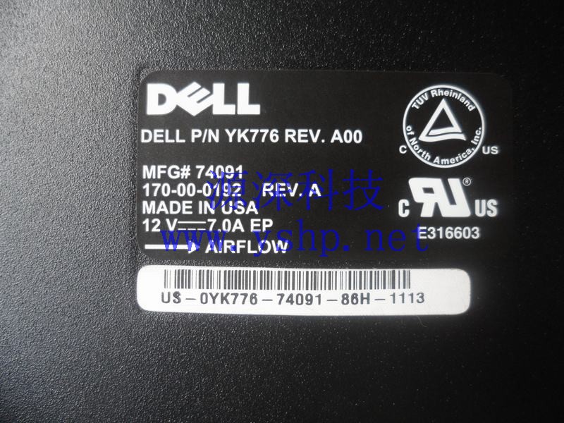 上海源深科技 Shanghai   DELL PowerEdge M1000E 刀片 Server  Fan   YK776 高清图片