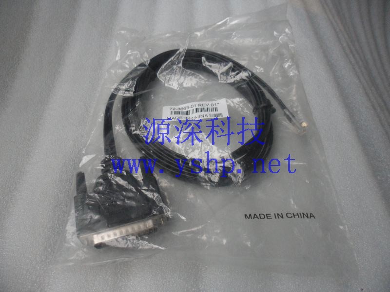 上海源深科技 Shanghai   Cisco 思科  original   NEW  RJ45 DB25 CONSOLE串口调试线 72-3663-01 高清图片