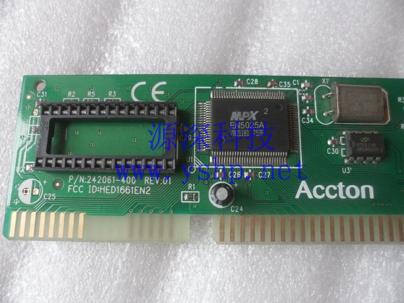 上海源深科技 Shanghai    IEI Industrial computer ACCTON ISA network card  242061-400 高清图片