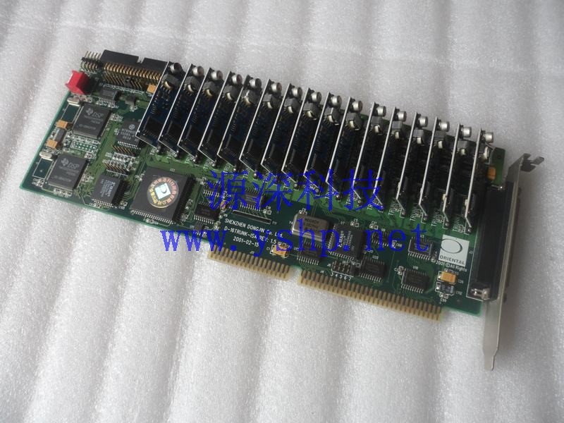 上海源深科技 Shanghai   Industrial computer 东进  original ISA语音卡 D-16TRUNK-ISA REV1.5 高清图片