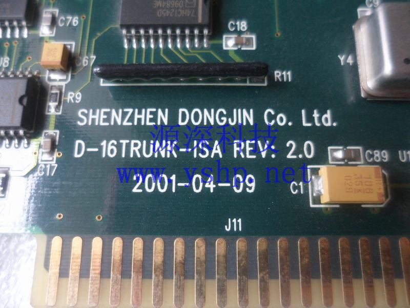 上海源深科技 Shanghai   Industrial computer 东进  original ISA语音卡 D-16TRUNK-ISA REV2.0 高清图片