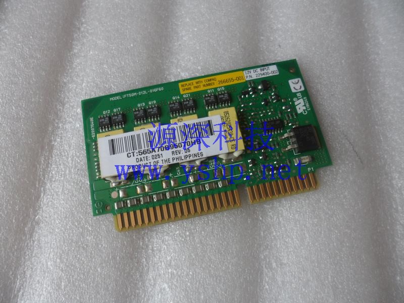 上海源深科技 Shanghai   HP ML570G2 CPU VRM 调压 modules 266655-001 229400-002 高清图片