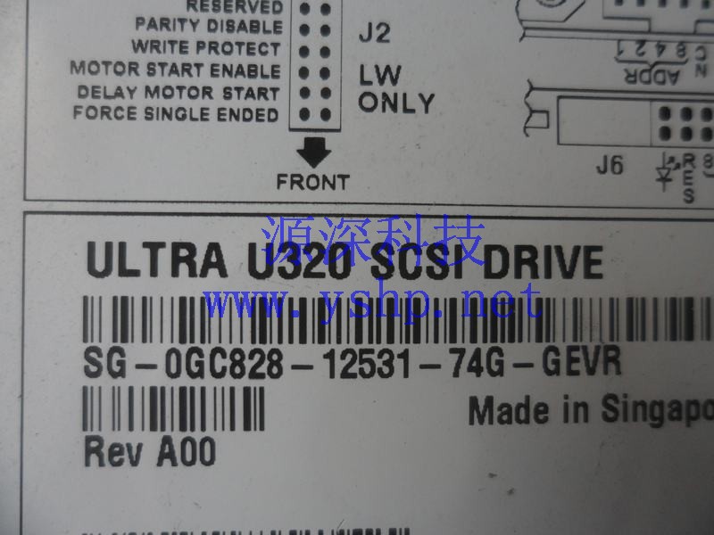 上海源深科技 Shanghai   DELL 146G 10K.7 SCSI  Hard disk   ST3146707LC GC828 高清图片