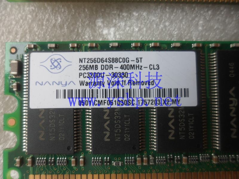 上海源深科技 Fujitsu Siemens Memory NT256D64S88C0G-5T 256M PC3200U 高清图片