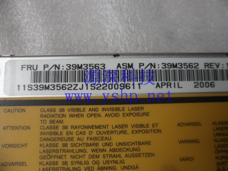 上海源深科技 Shanghai   IBM  original  System X3250 DVDOptical Drive CD-RW 刻录 39M3563 39M3562 高清图片