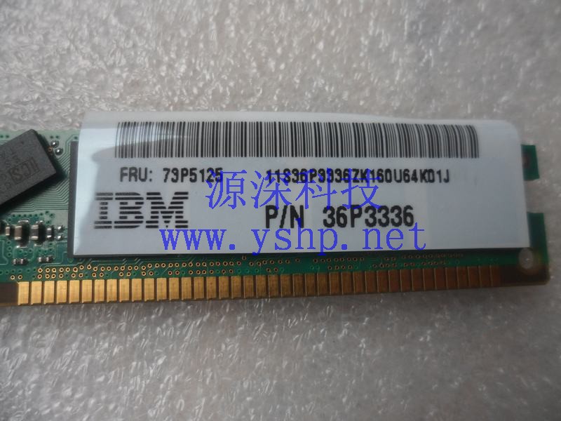 上海源深科技 IBM original LS20 Server Memory 1G PC3200R 36P3336 73P5125 高清图片