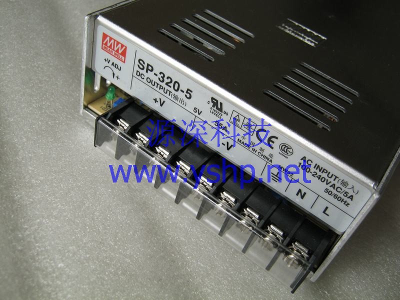上海源深科技 NEW MW Power Supply SP-320-5 5V/55A 高清图片