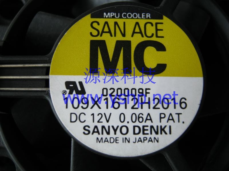 上海源深科技 Shanghai   SGI 1200 CPU Fan   SANACE 109X1612H2016 高清图片