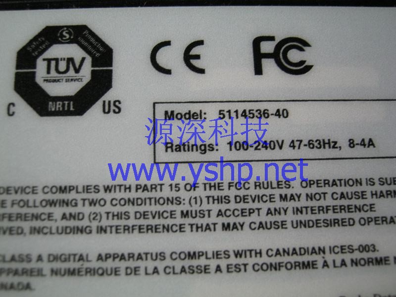 上海源深科技 Shanghai   12口 3.5寸 SCSI磁盘阵列柜 双 Power Supply   5114536-40 高清图片