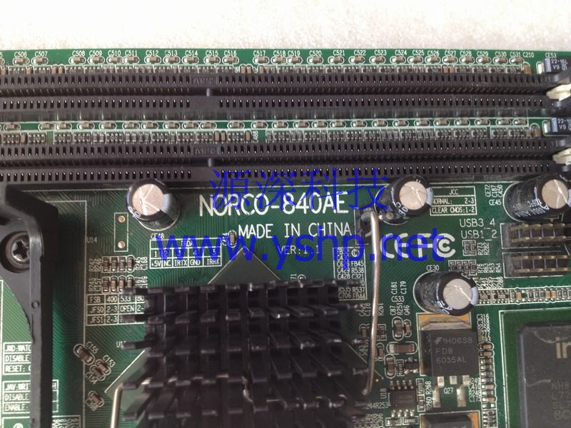上海源深科技 Shanghai   华北Industrial  computer mainboard   NORCO-840AE VER1.1  Full size  CPU card  高清图片