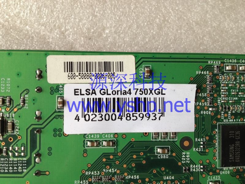上海源深科技 Shanghai   Nvidia ELSA GLoria4 750XGL AGP Graphics Card   高清图片