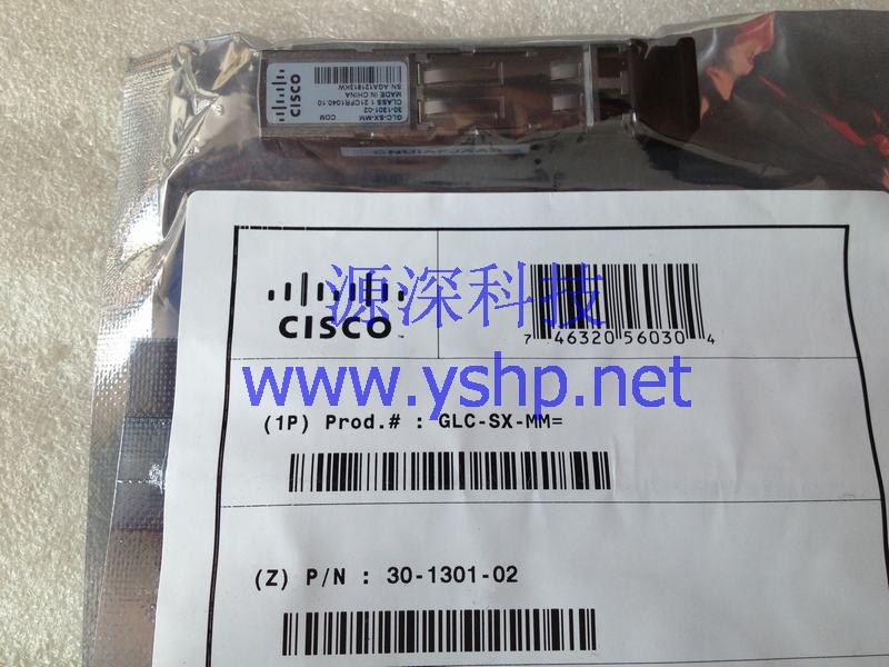 上海源深科技 Shanghai    original  NEW  思科 Cisco光纤 modules GLC-SX-MM 30-1301-02 高清图片