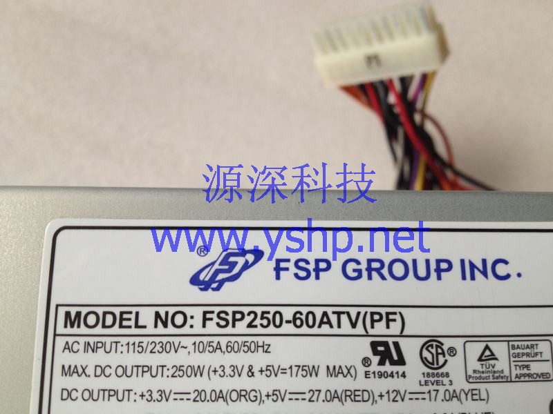 上海源深科技 Shanghai    original   Advantech Industrial  computer  Power Supply   FSP250-60ATV(PF) 高清图片