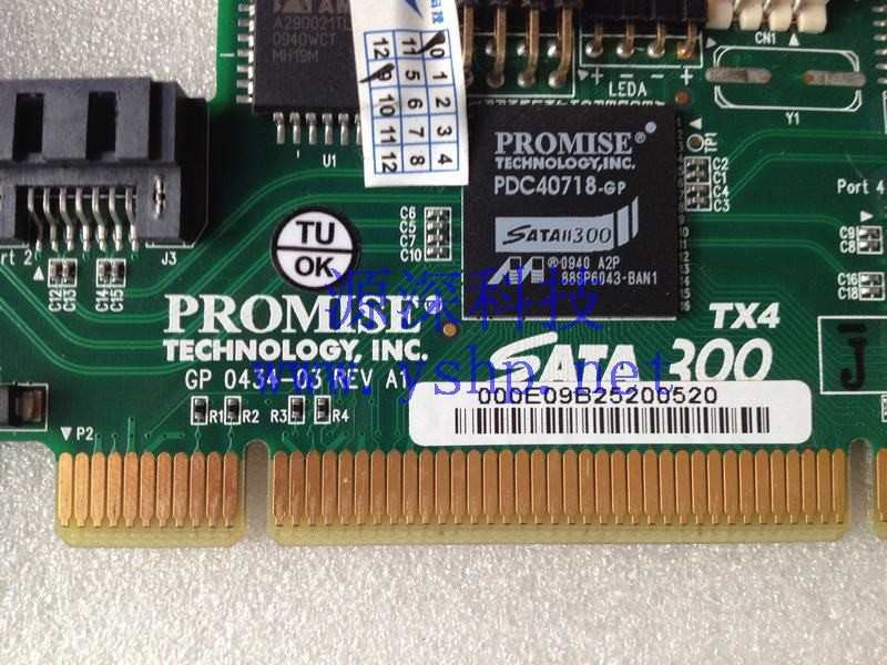 上海源深科技 Shanghai   Promise FastTrak TX4 SATA300 4*SATA interface 高清图片