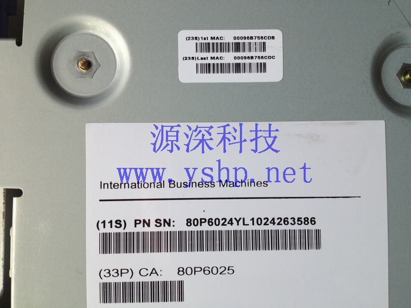 上海源深科技 Shanghai   IBM AS400 Power5 P520 Server   FSP卡 80P6024 高清图片
