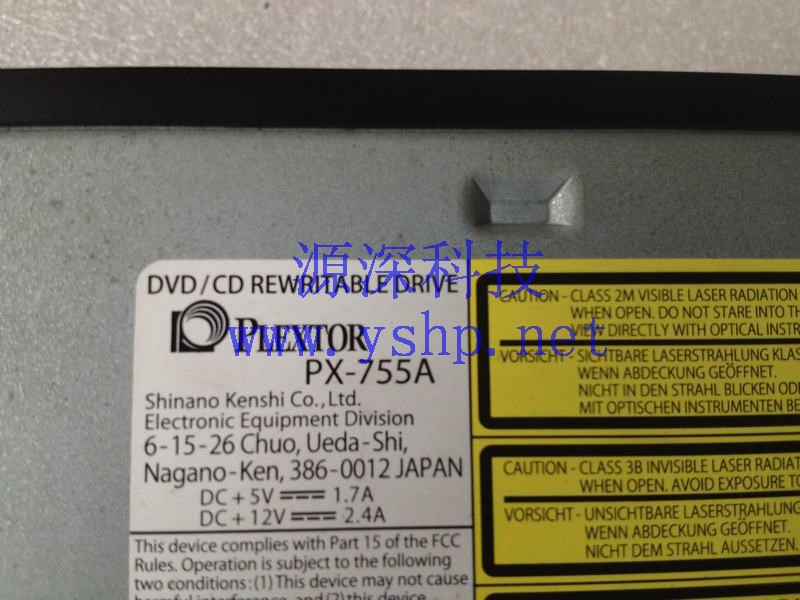 上海源深科技 Shanghai     Fujitsu   Siemens CELSIUS Workstation  Optical Drive PLEXTOR PX-755A 高清图片