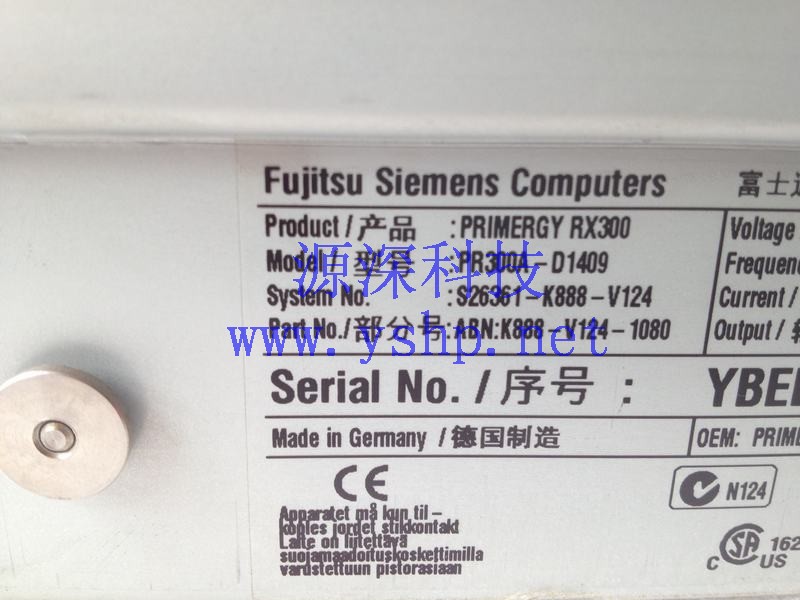 上海源深科技 Shanghai   Fujitsu Siemens Primergy RX300 Server Computer   PR300A-D1409 高清图片