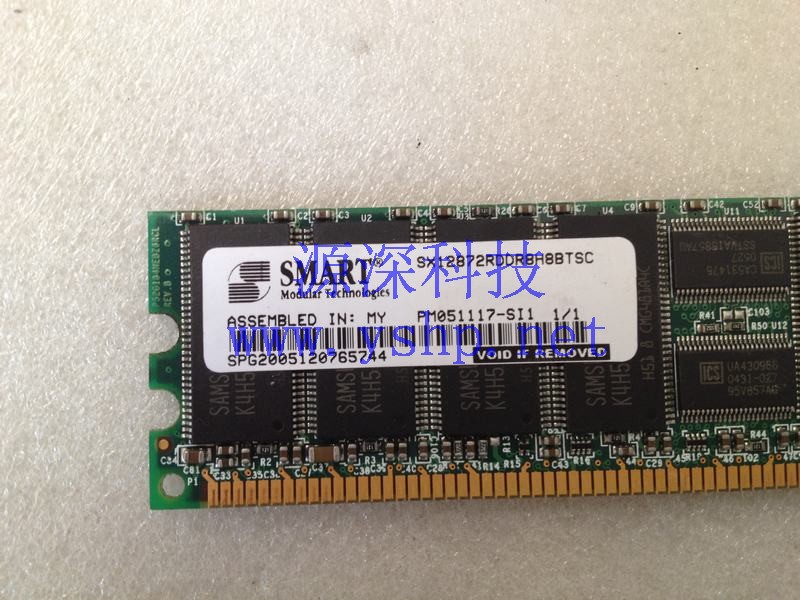 上海源深科技 Shanghai   POGO Server Memory   1G PC3200R SMART SX12872RDDR8H8BTSC 高清图片