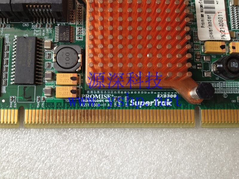上海源深科技 Shanghai   Promise superTrack EX8300 8口 PCI-X SATA Raid card 21406011 高清图片