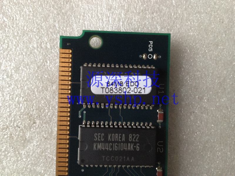 上海源深科技 Shanghai   64MB EDO T083802-021 专用 Memory   168P 高清图片