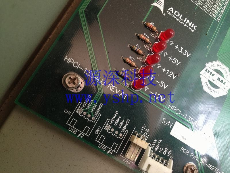 上海源深科技 Shanghai   ADLINK  ADLINK  Industrial computer backplane  HPCI-13S4LU REV.A1 高清图片
