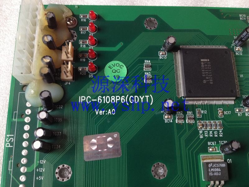 上海源深科技 Shanghai    EVOC  Industrial computer backplane  母板 IPC-6108P6(GDYT) VER A0 高清图片
