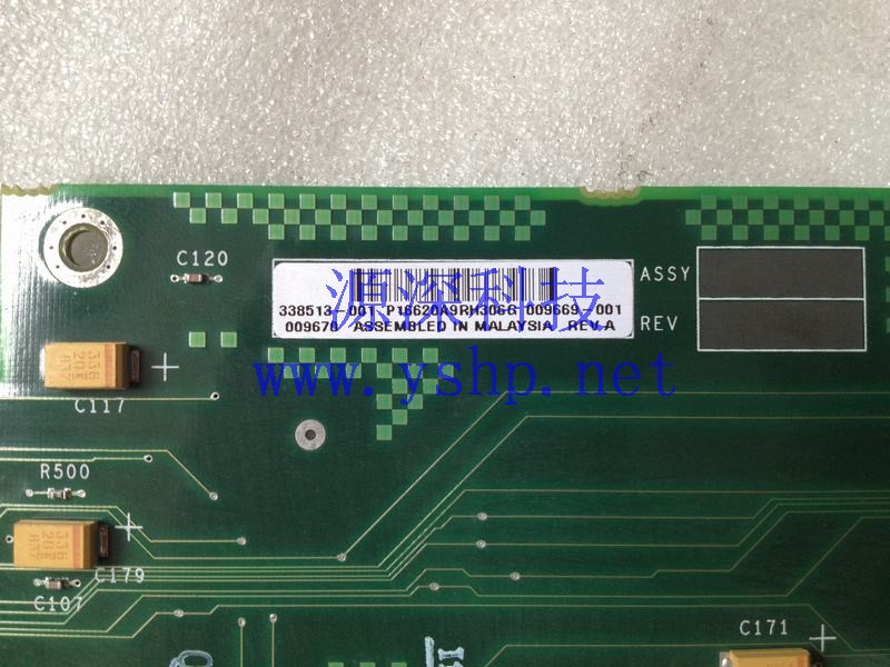 上海源深科技 Shanghai   HP COMPAQ AP500 Professional Workstation 提升板 Riser Board 338513-001 高清图片