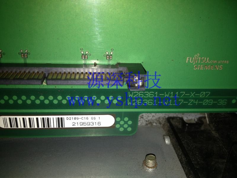 上海源深科技 Shanghai   FUJITSU PRIMEGRY TX200S3 mainboard W26361-W117-X-07 Z4-09-36 D2109-C16 GS1 高清图片