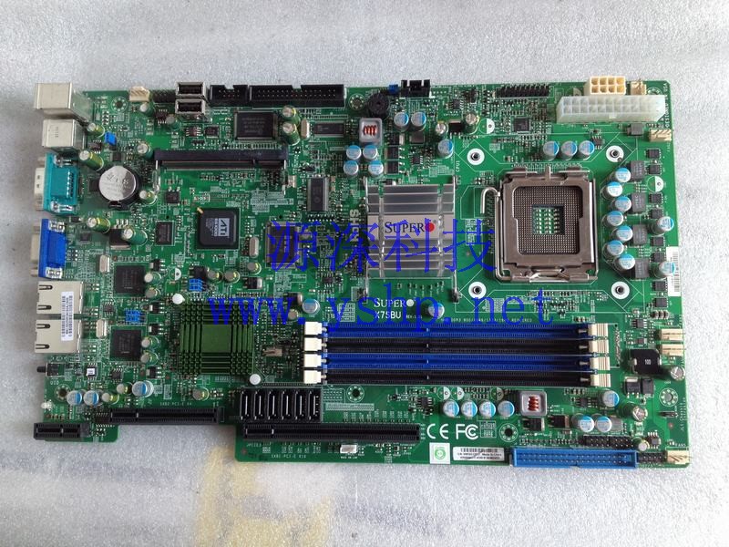上海源深科技 Shanghai   Supermicro X7SBU LGA775 Xeon/Intel X48/FSB 1600/DDR3/V&2GbE   Server mainboard  高清图片