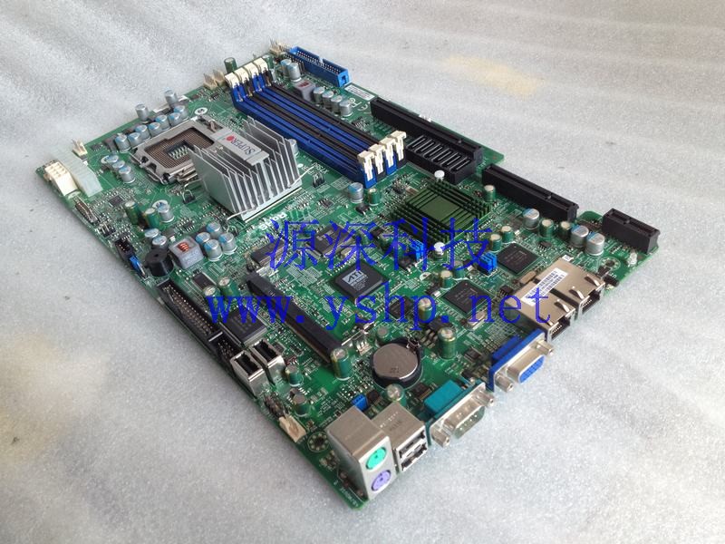 上海源深科技 Shanghai   Supermicro X7SBU LGA775 Xeon/Intel X48/FSB 1600/DDR3/V&2GbE   Server mainboard  高清图片
