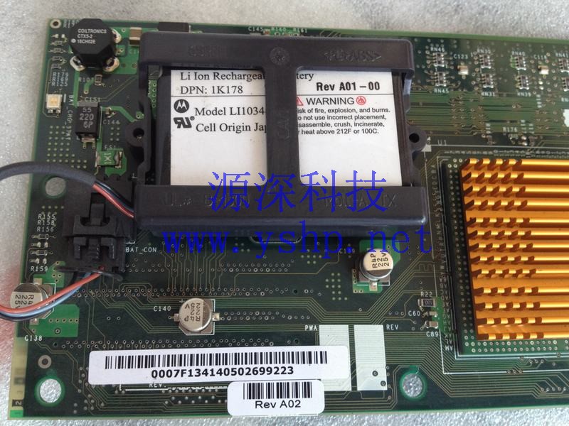 上海源深科技 Shanghai   DELL PowerEdge PE1650 Raid card PERC3 DI 1K178 7F134 高清图片