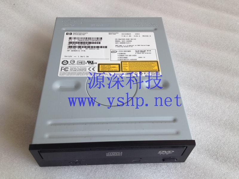 上海源深科技 Shanghai   HP  Server  DVD刻录Optical Drive GCC-4480B 314758-M31 3R-A4412-AA 高清图片