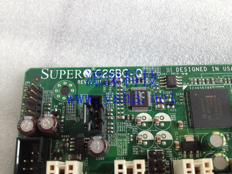 上海源深科技 Shanghai    SuperMicro  C2SBC-Q REV 1.01 775 Server Workstation  mainboard 高清图片