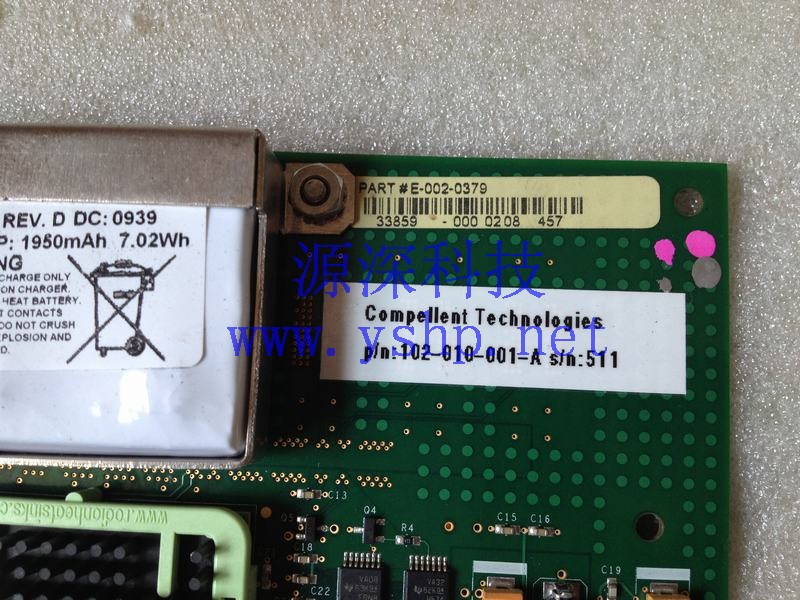 上海源深科技 Shanghai   DELL Compellent E-002-0379 102-010-001-A CARD 高清图片
