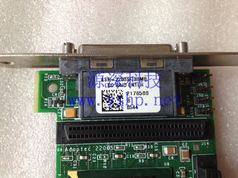 上海源深科技 Shanghai   adaptec ASR-2200S 128M SCSI Raid card  with battery   高清图片
